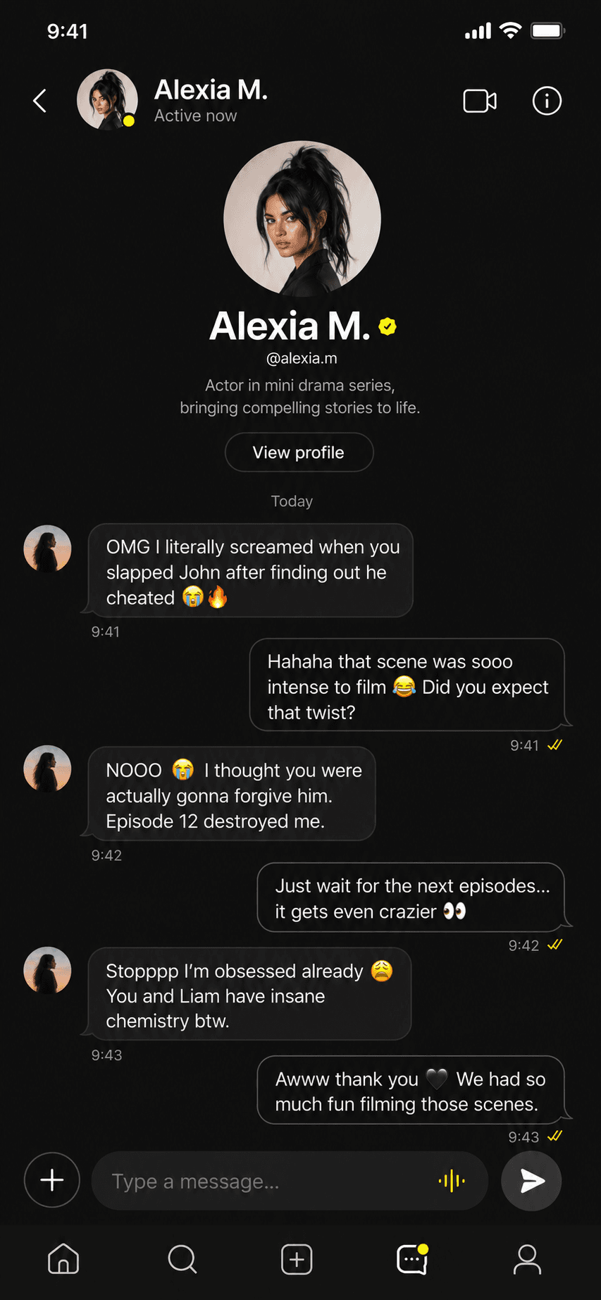 Pastry — chat with the cast
